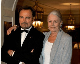 Franco Nero and his wife, Vanessa